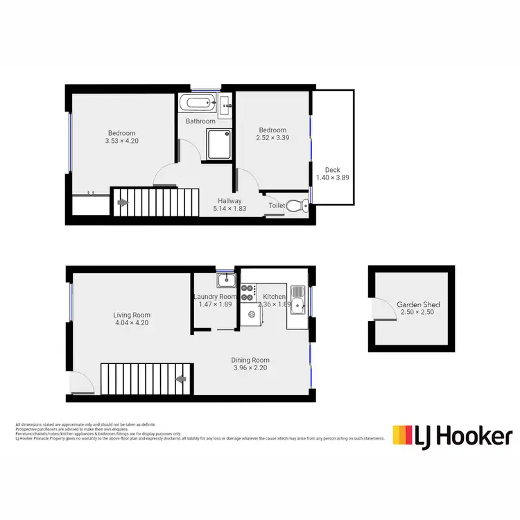 Floorplan of Homely unit listing, 1/12 Opal Drive, Blackmans Bay TAS 7052
