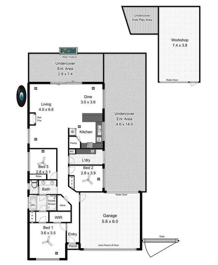 Floorplan of Homely house listing, 17 Hertford Place, Noarlunga Downs SA 5168