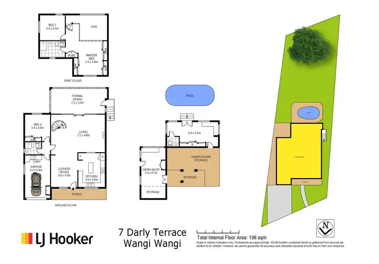 Floorplan of Homely house listing, 7 Darly Terrace, Wangi Wangi NSW 2267