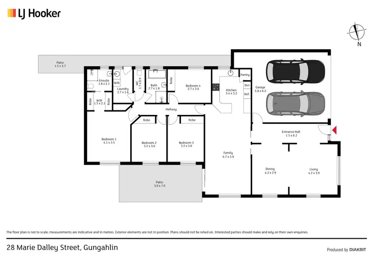 Floorplan of Homely house listing, 28 Marie Dalley Street, Gungahlin ACT 2912