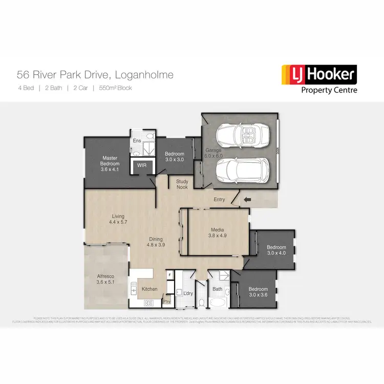 Floorplan of Homely house listing, 56 River Park Drive, Loganholme QLD 4129