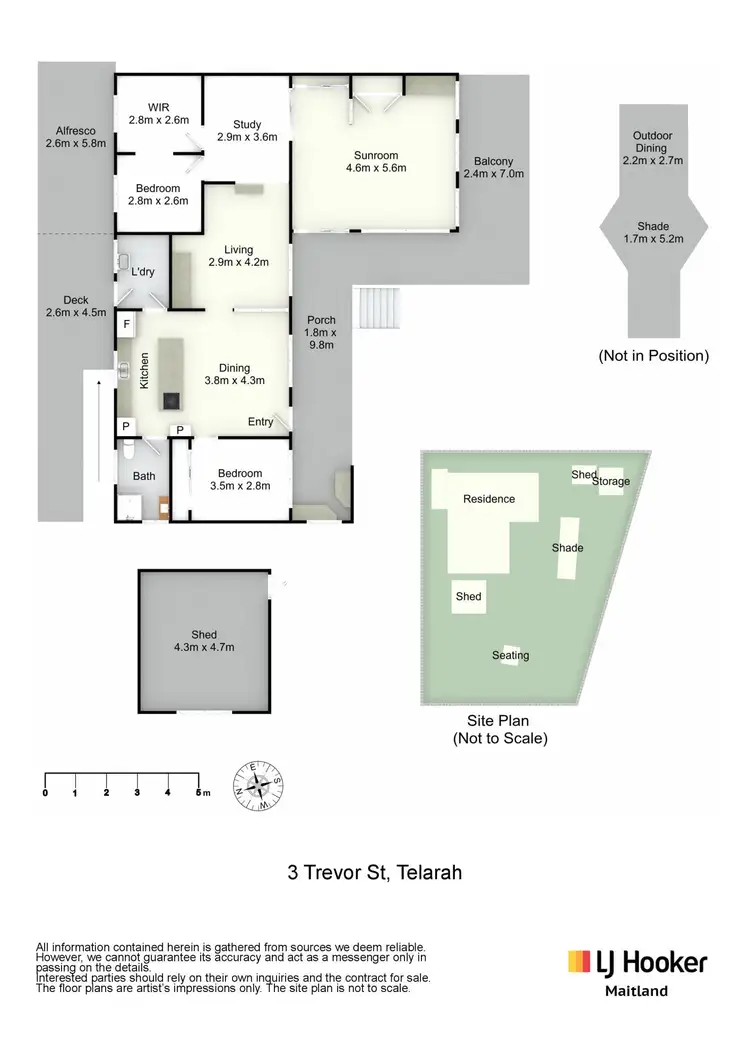Floorplan of Homely house listing, 3 Trevor Street, Telarah NSW 2320
