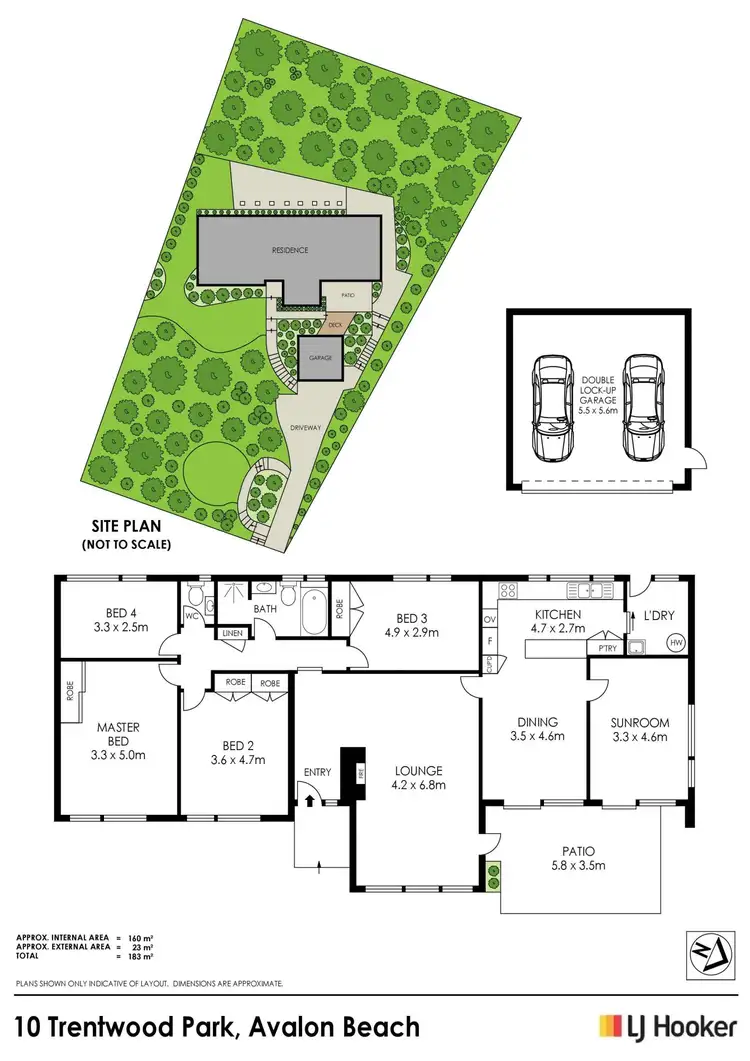 Floorplan of Homely house listing, 10 Trentwood Park, Avalon Beach NSW 2107