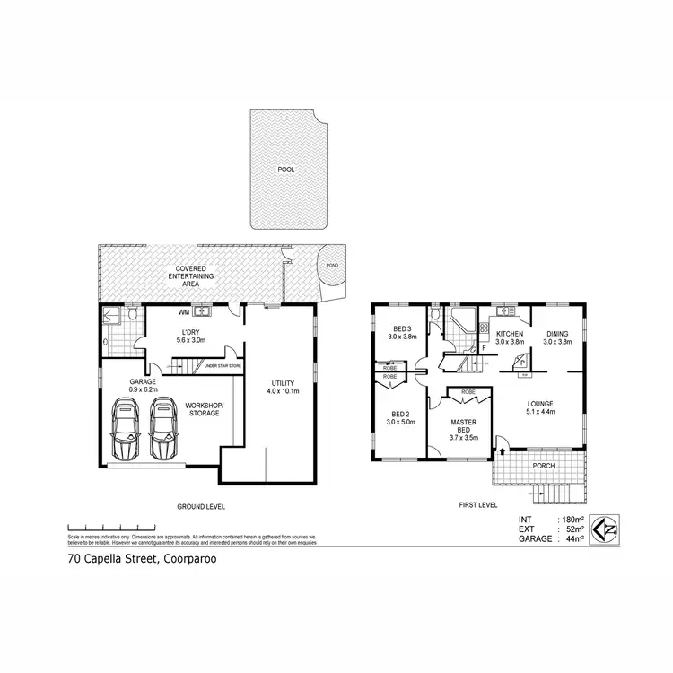 Floorplan of Homely house listing, 70 Capella Street, Coorparoo QLD 4151