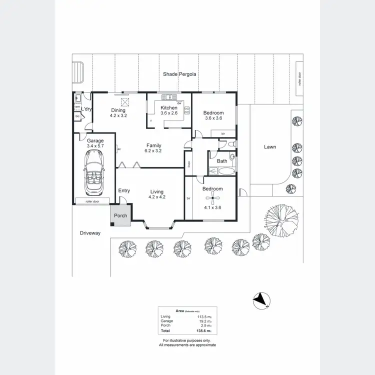 Floorplan of Homely unit listing, 2/6 Randall Street, Bedford Park SA 5042