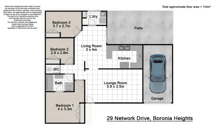 Floorplan of Homely house listing, 29 Network Drive, Boronia Heights QLD 4124