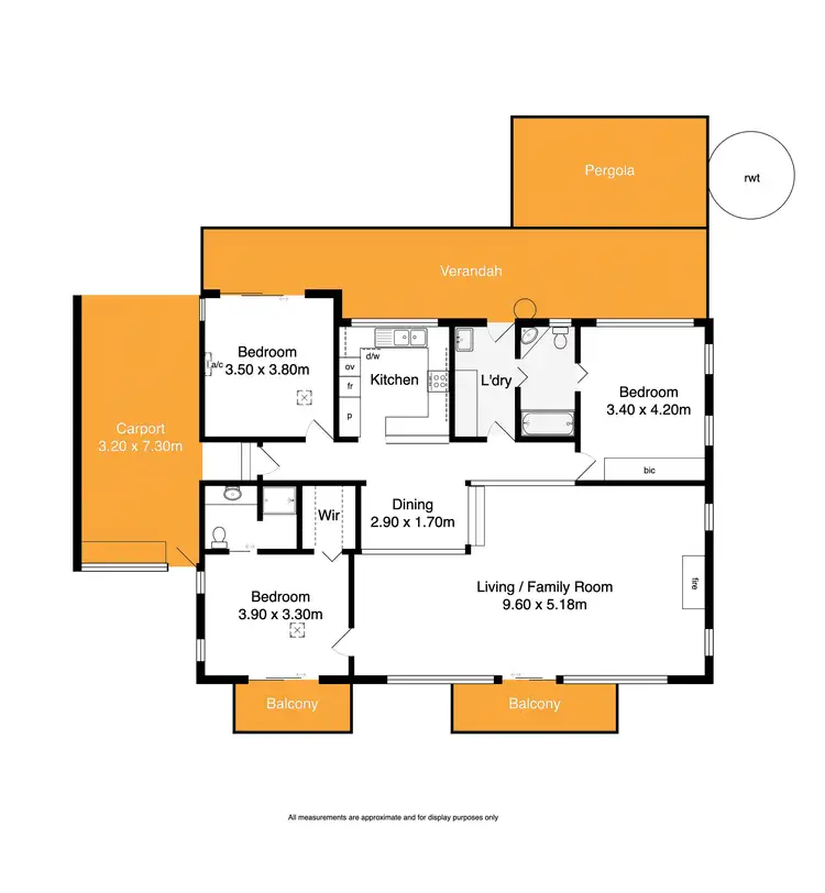 Floorplan of Homely unit listing, Unit 2/24 (26) Bluffview Road, Mccracken SA 5211