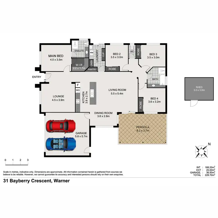 Floorplan of Homely house listing, 31 Bayberry Crescent, Warner QLD 4500