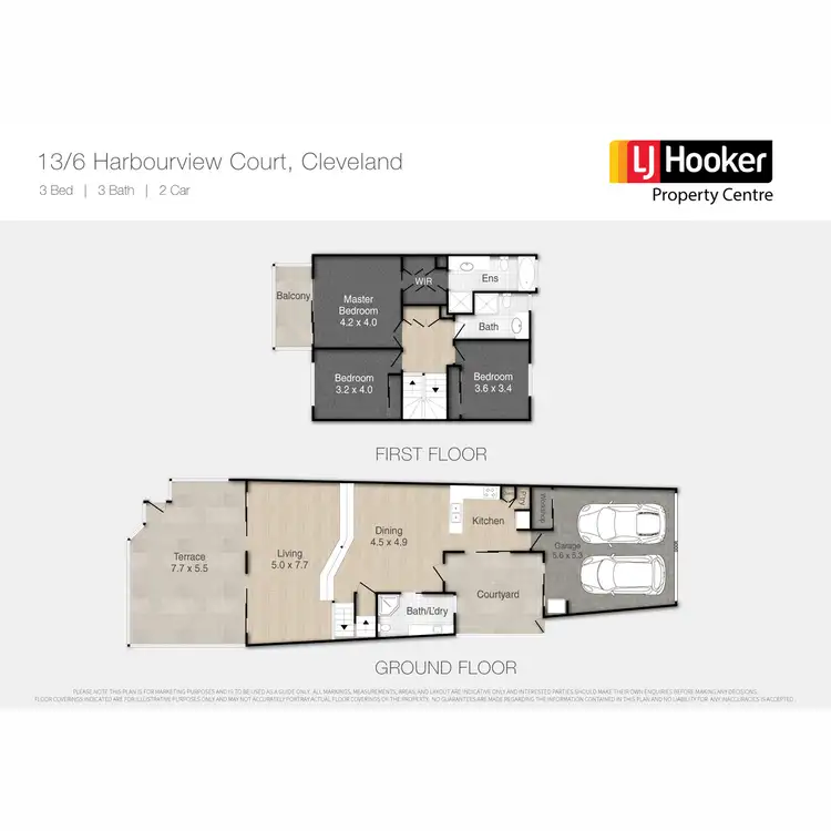 Floorplan of Homely unit listing, 13/6 Harbourview Court, Raby Bay QLD 4163