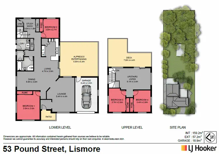 Floorplan of Homely house listing, 53 Pound Street, Lismore NSW 2480
