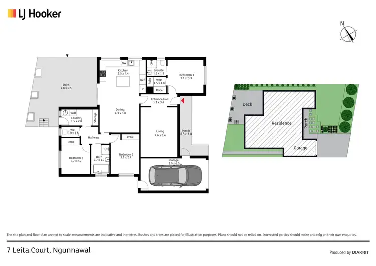 Floorplan of Homely house listing, 7 Leita Court, Ngunnawal ACT 2913