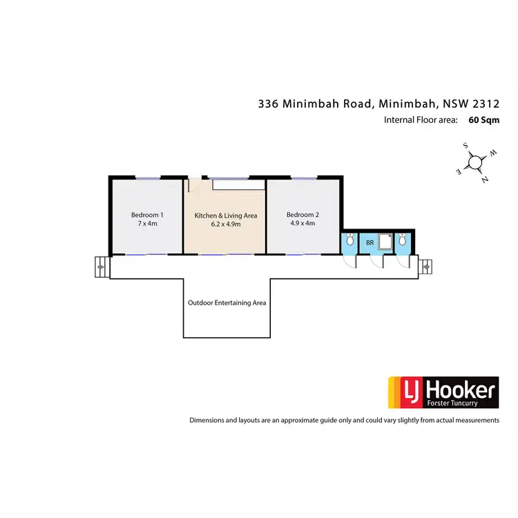 Floorplan of Homely rural property listing, 336a Minimbah Road, Minimbah NSW 2312