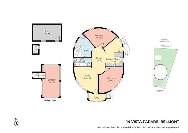 Floorplan of Homely house listing, 14 Vista Parade, Belmont NSW 2280