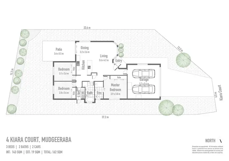 Floorplan of Homely house listing, 4 Kiara Court, Mudgeeraba QLD 4213