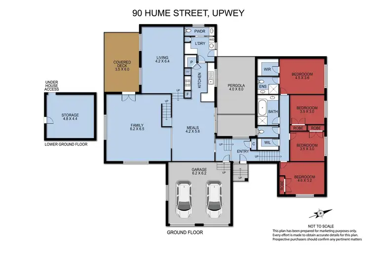 Floorplan of Homely house listing, 90 Hume Street, Upwey VIC 3158