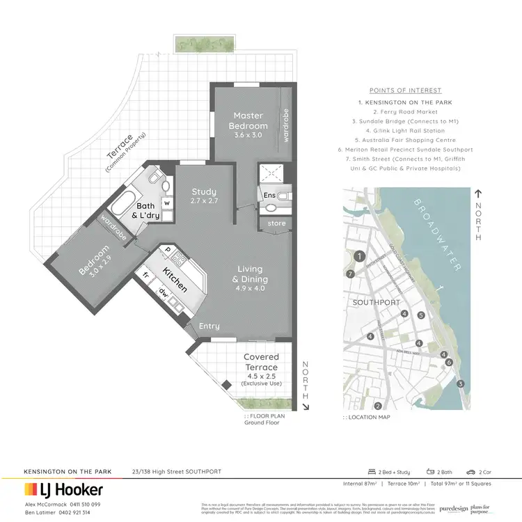 Floorplan of Homely apartment listing, 23/138 High Street, Southport QLD 4215