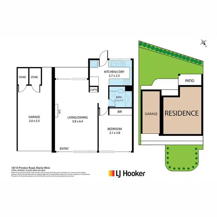 Floorplan of Homely unit listing, 18/10 Preston Road, Manly West QLD 4179