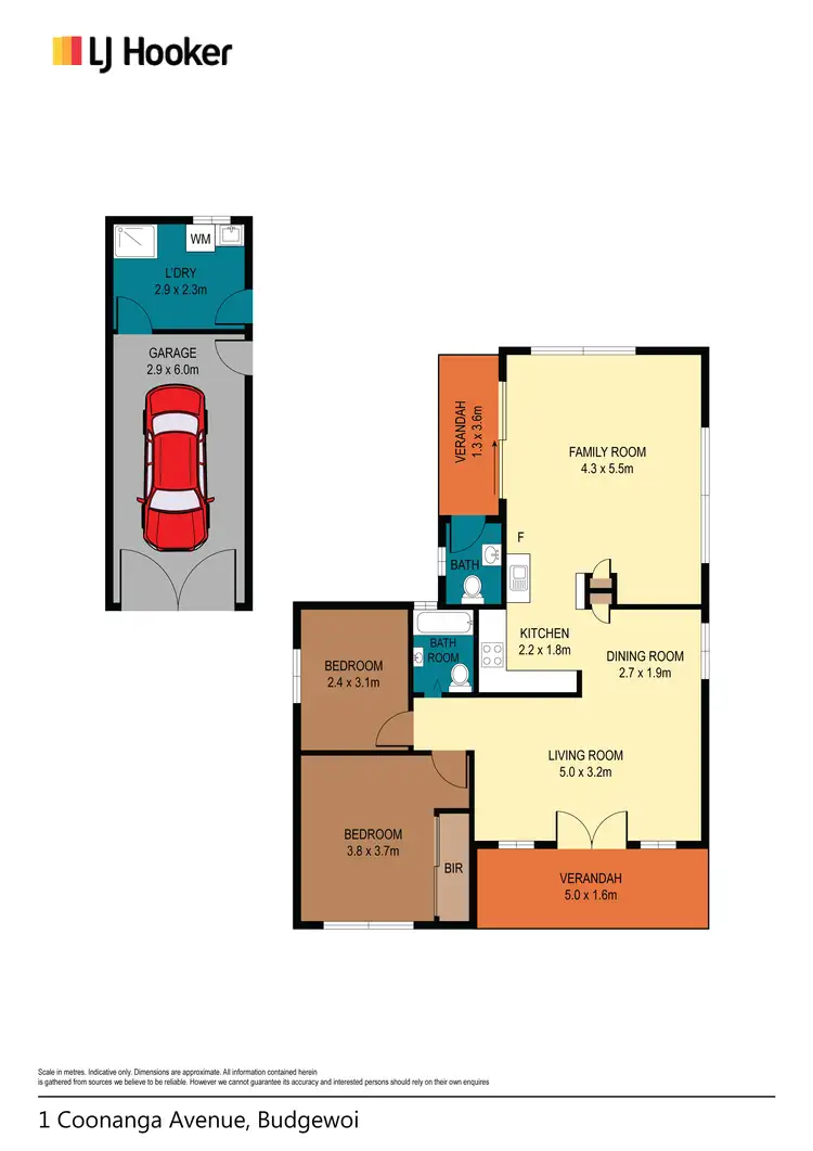 Floorplan of Homely house listing, 1 Coonanga Avenue, Budgewoi NSW 2262