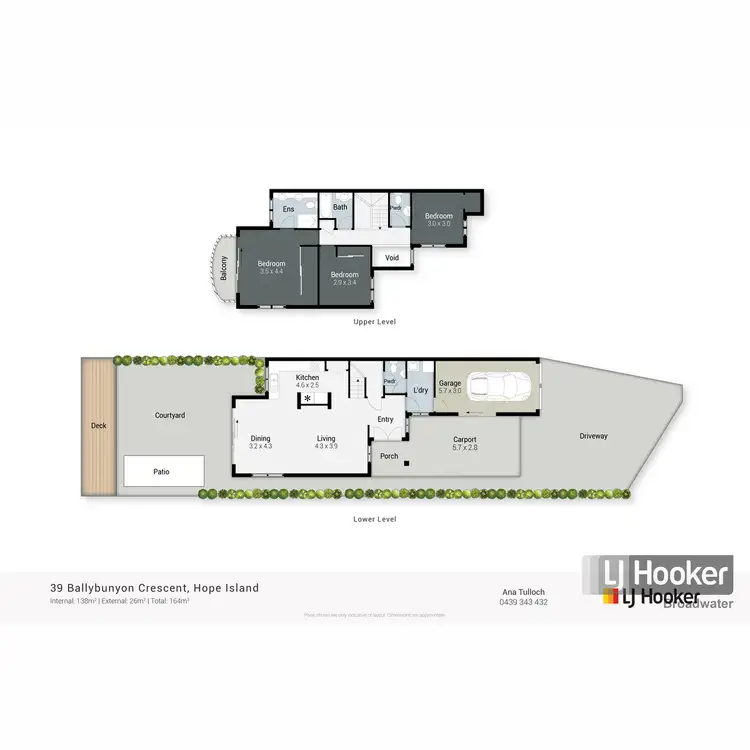 Floorplan of Homely house listing, 39 Ballybunyon Crescent, Hope Island QLD 4212