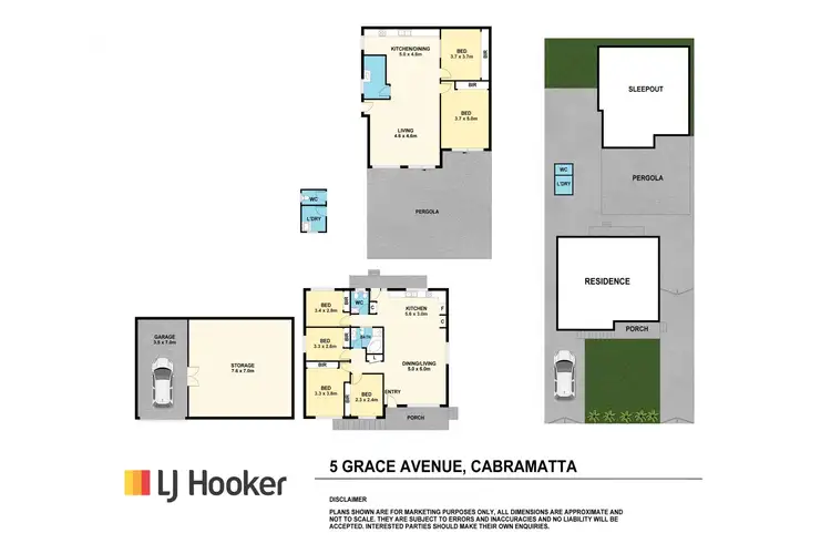 Floorplan of Homely house listing, 5 Grace Avenue, Cabramatta NSW 2166