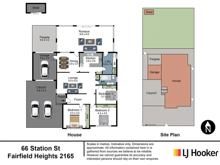 Floorplan of Homely house listing, 66 Station Street, Fairfield Heights NSW 2165