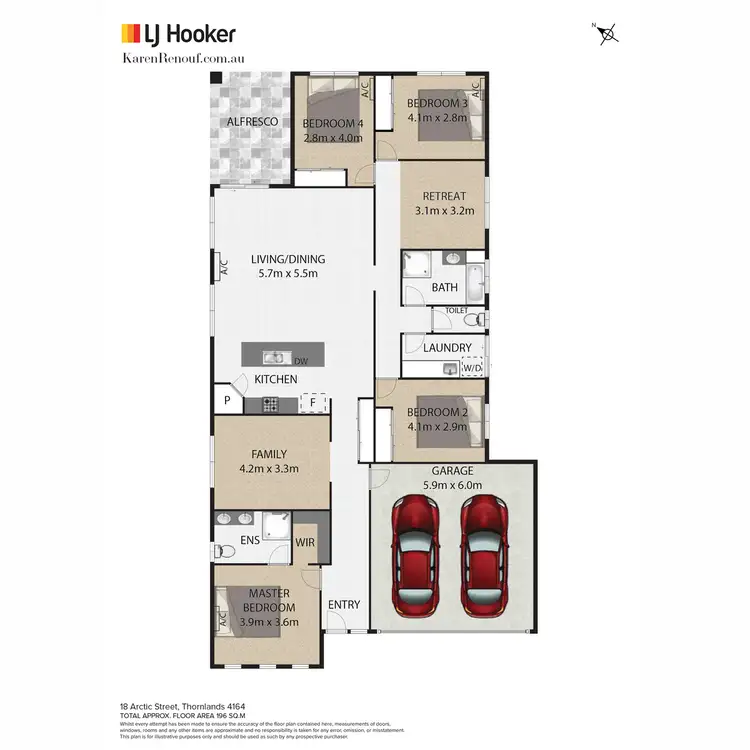 Floorplan of Homely house listing, 18 Arctic Street, Thornlands QLD 4164