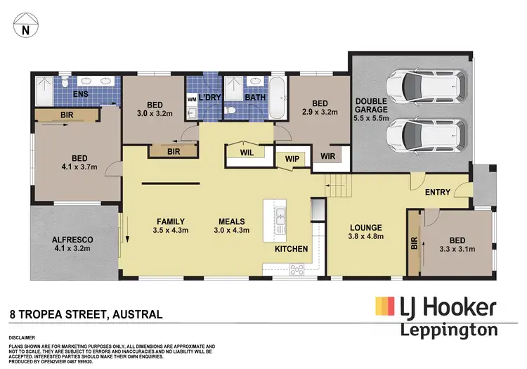 Floorplan of Homely house listing, 8 Tropea Street, Austral NSW 2179
