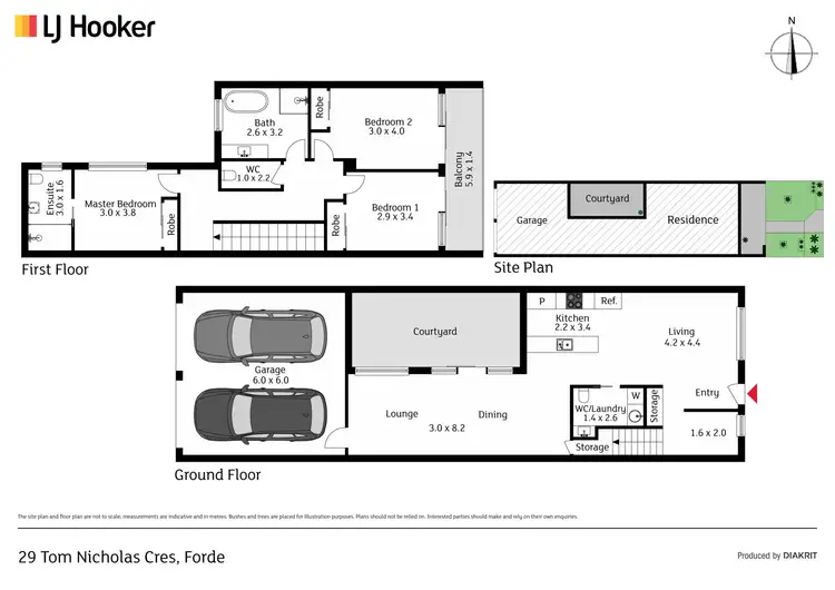 Floorplan of Homely townhouse listing, 29 Tom Nicholas Crescent, Forde ACT 2914