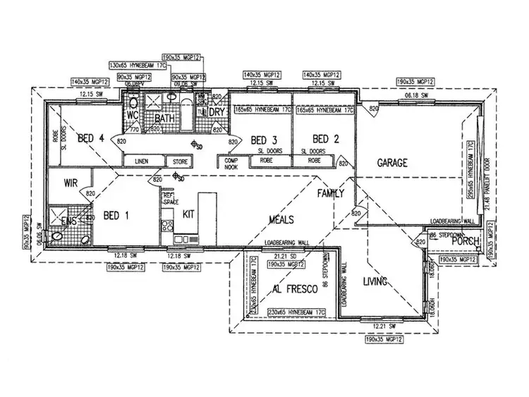 Floorplan of Homely house listing, 10 Fairlie Court, Kallangur QLD 4503