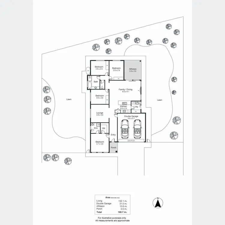 Floorplan of Homely house listing, 59 Parkview Drive, Murray Bridge SA 5253