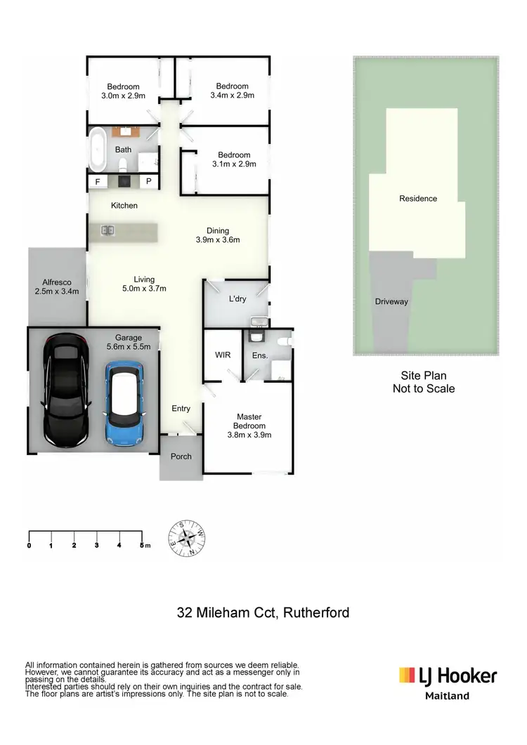 Floorplan of Homely house listing, 32 Mileham Circuit, Rutherford NSW 2320