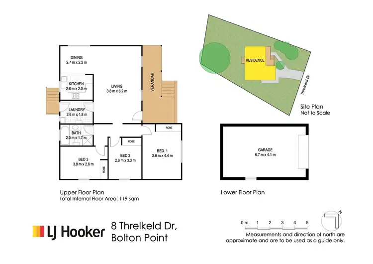 Floorplan of Homely house listing, 8 Threlkeld Drive, Bolton Point NSW 2283