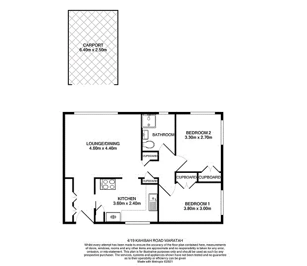 Floorplan of Homely house listing, 4/19 Kahibah Road, Waratah NSW 2298