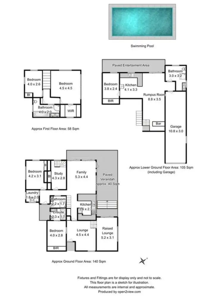 Floorplan of Homely house listing, 16 Riverview Parade, Rosetta TAS 7010