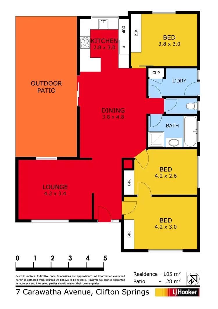 Floorplan of Homely house listing, 7 Carawatha Avenue, Clifton Springs VIC 3222
