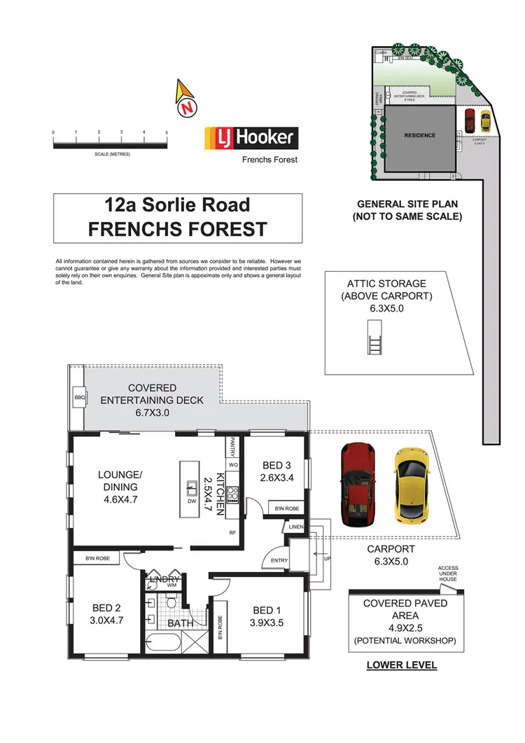 Floorplan of Homely house listing, 12a Sorlie Road, Frenchs Forest NSW 2086