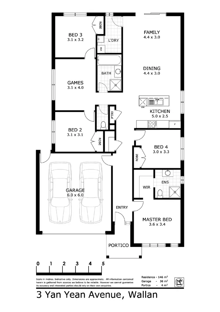 Floorplan of Homely house listing, 3 Yan Yean Avenue, Wallan VIC 3756