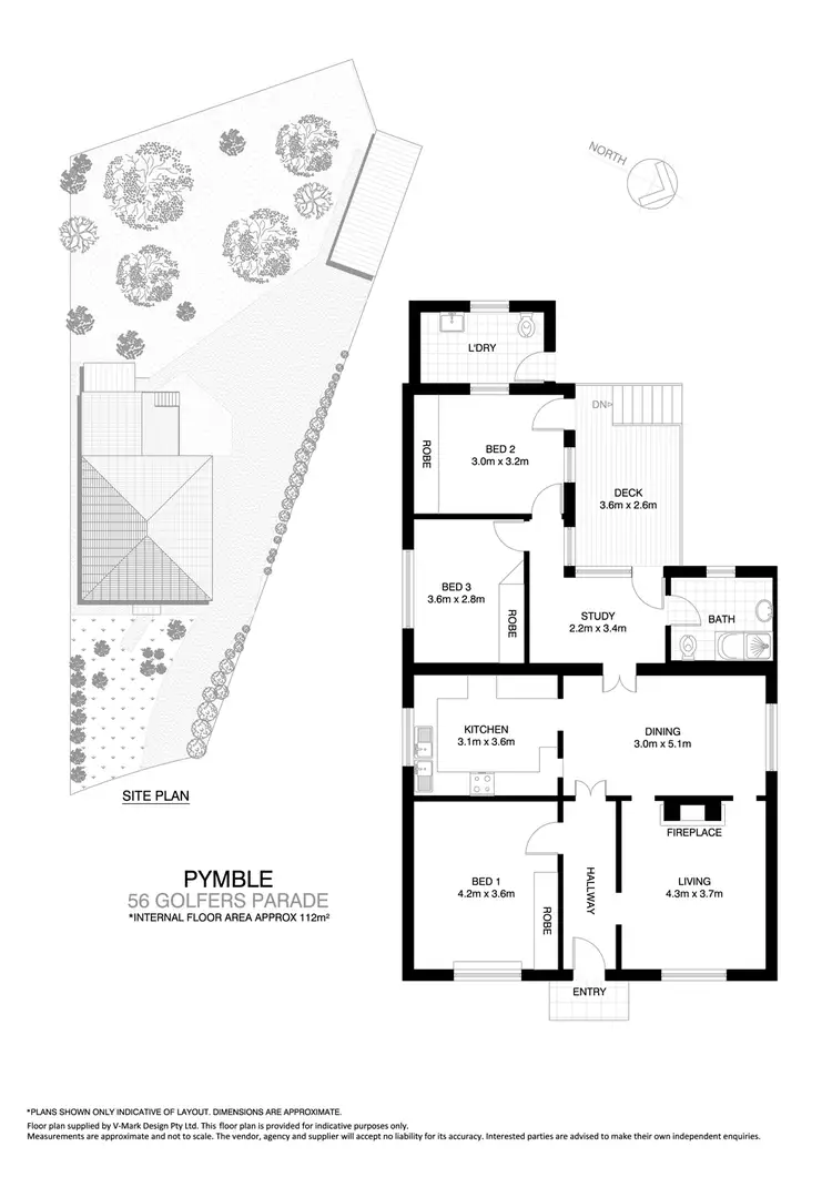 Floorplan of Homely house listing, 56 Golfers Parade, Pymble NSW 2073