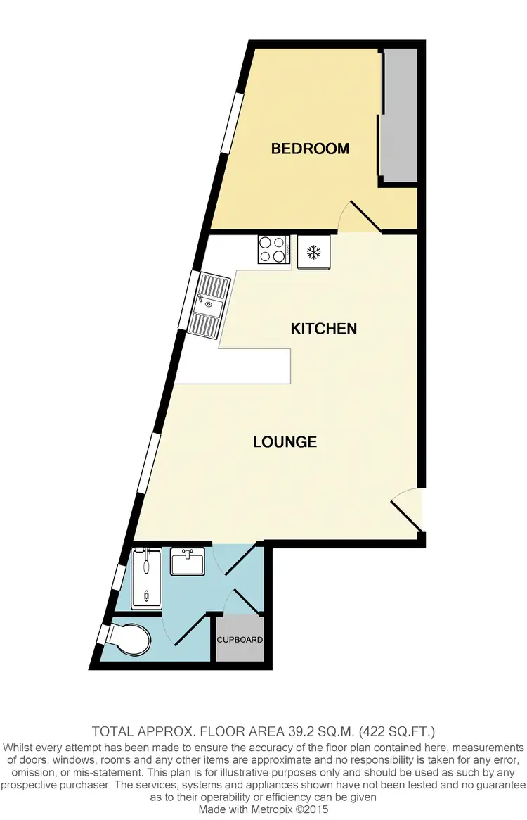 Floorplan of Homely unit listing, 4/34 Lemnos Parade, The Hill NSW 2300