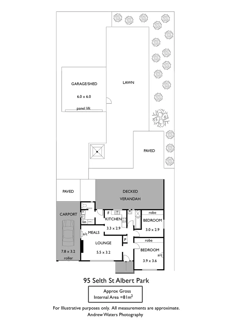 Floorplan of Homely house listing, 95 Selth Street, Albert Park SA 5014