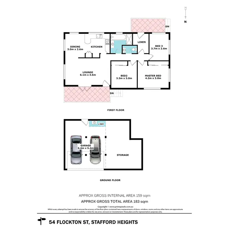 Floorplan of Homely house listing, 54 Flockton Street, Stafford Heights QLD 4053