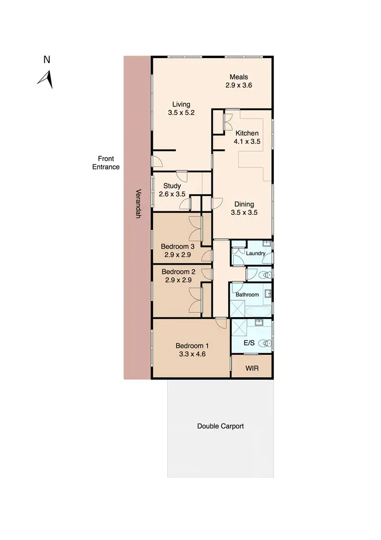 Floorplan of Homely house listing, 3 Dandarigga Drive, Clifton Springs VIC 3222