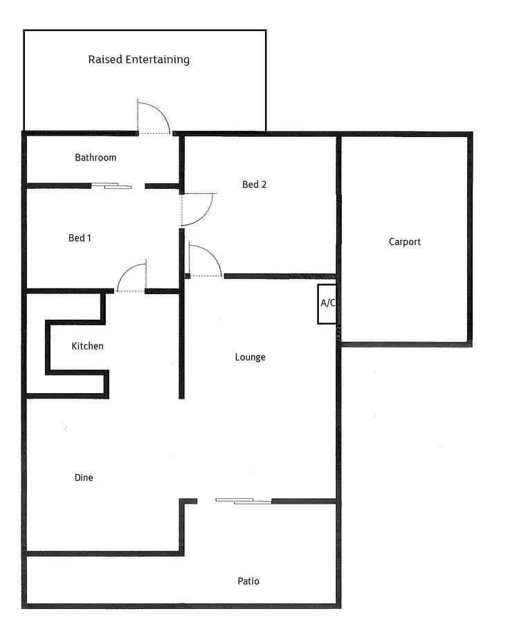 Floorplan of Homely house listing, 110 Park Lane, Hillier SA 5116