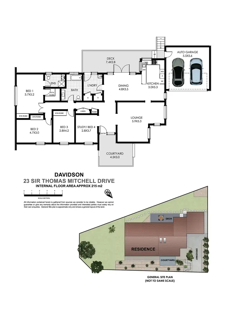 Floorplan of Homely house listing, 23 Sir Thomas Mitchell Drive, Davidson NSW 2085