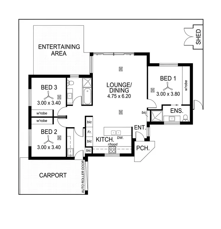 Floorplan of Homely house listing, 64A Celtic Avenue, Clovelly Park SA 5042