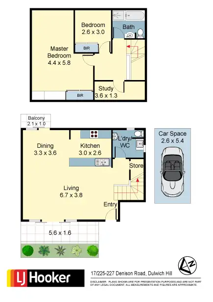 Floorplan of Homely apartment listing, 17/225-227 Denison Road, Dulwich Hill NSW 2203