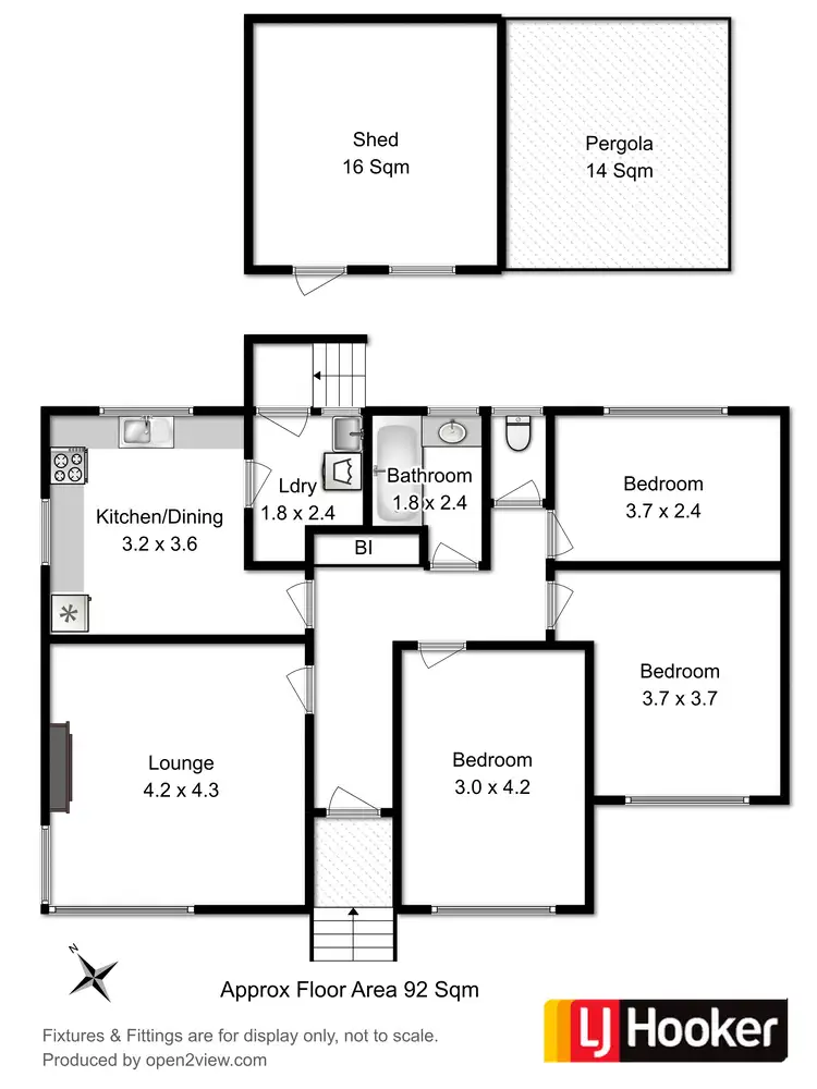 Floorplan of Homely house listing, 1 Hannan Place, Bridgewater TAS 7030