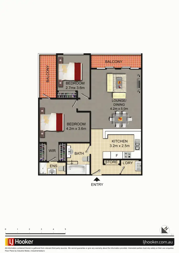 Floorplan of Homely apartment listing, 8/753 New Canterbury Rd, Dulwich Hill NSW 2203