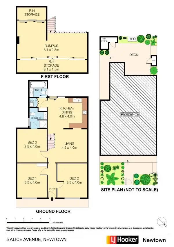 Floorplan of Homely house listing, 5 Alice Avenue, Newtown NSW 2042