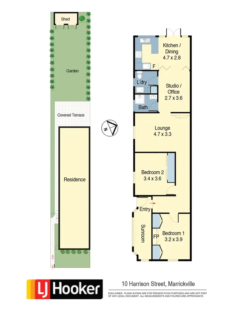 Floorplan of Homely house listing, 10 Harrison Street, Marrickville NSW 2204